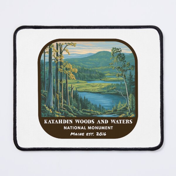 Item preview, Vintage Katahdin Woods and Waters National Monument (Maine) designed and sold by RabbitK.