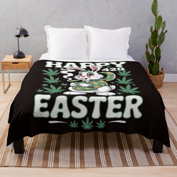 Item preview, Happy 420 Easter Funny Smoking Easter Bunny Men Women designed and sold by MAKOPOKOShop.