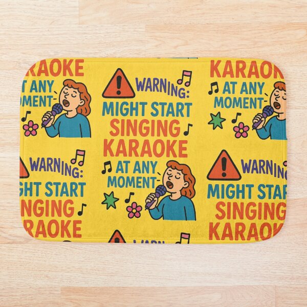 Item preview, WARNING: MIGHT START SINGING KARAOKE AT ANY MOMENT. designed and sold by Nat-Rio.