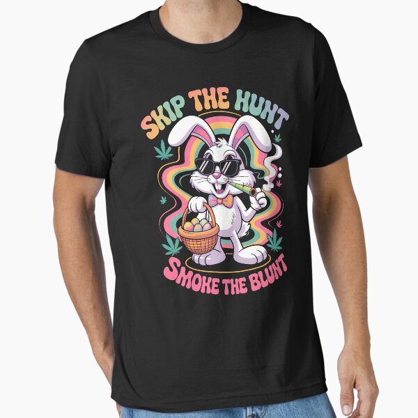 Artikel-Vorschau von Frohe 420 Ostern Skip The Hunt Smoke The Blunt Bunny Smoking, designt und verkauft von MAKOPOKOShop.