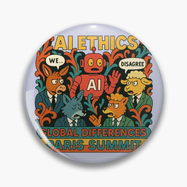 Item preview, Retro AI Ethics Summit Clash designed and sold by zzz888.