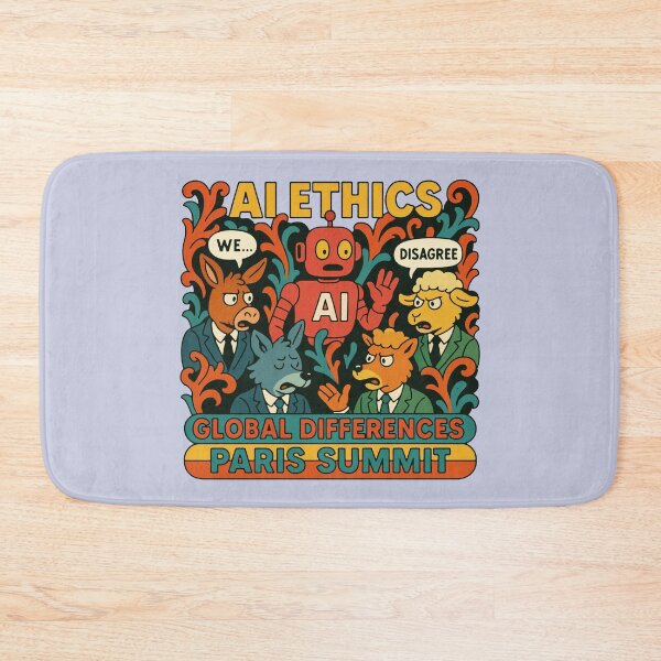 Item preview, Retro AI Ethics Summit Clash designed and sold by zzz888.