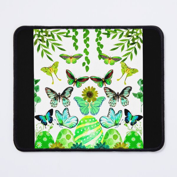 Item preview, King's Easter Hunt | Easter Hunt | Easter Eggs | Eggs | Easter | Green | Flowers | Yellow | White | Butterfly | Butterflies  designed and sold by Kingcls.