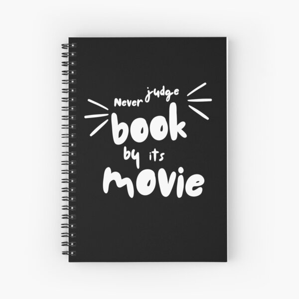 Item preview, Book Lovers Quote - Never Judge a Book by Its Movie designed and sold by Favbookshelf by Manik.