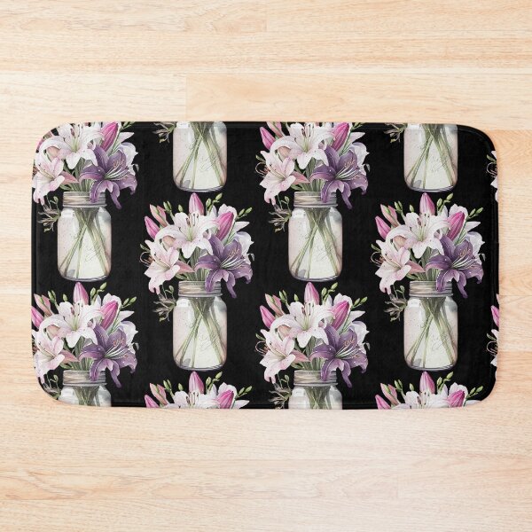 Item preview, flowers composition in a glass designed and sold by infracuortattoo.