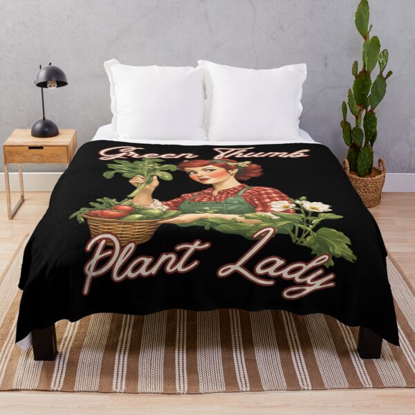 Item preview, Plant Lady Green Thumb with text v3 designed and sold by FluxDesigner.
