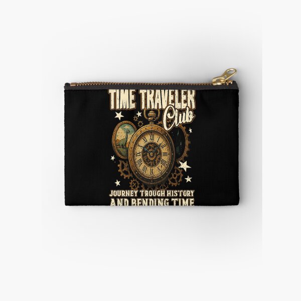 Item preview, TIME TRAVEL CLUB JOURNEY THROUGH HISTORY AND BENDING TIME sci fi time traveling history time  designed and sold by Jt41.