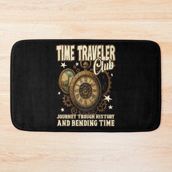 Item preview, TIME TRAVEL CLUB JOURNEY THROUGH HISTORY AND BENDING TIME sci fi time traveling history time  designed and sold by Jt41.