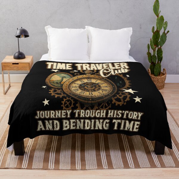 Item preview, TIME TRAVEL CLUB JOURNEY THROUGH HISTORY AND BENDING TIME sci fi time traveling history time  designed and sold by Jt41.