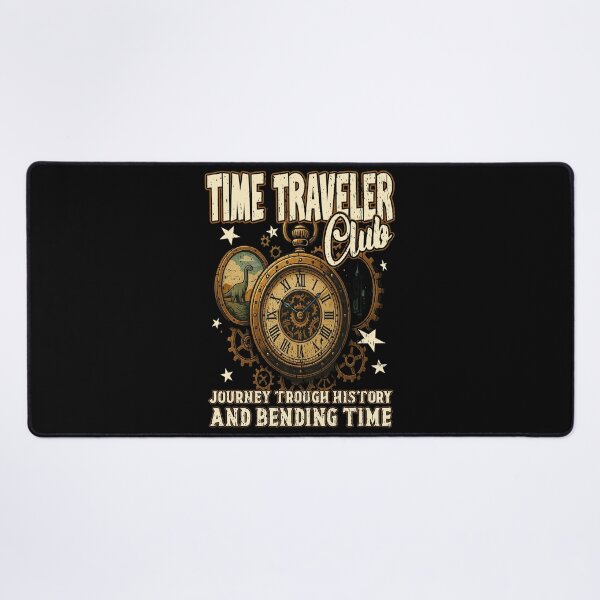 Item preview, TIME TRAVEL CLUB JOURNEY THROUGH HISTORY AND BENDING TIME sci fi time traveling history time  designed and sold by Jt41.