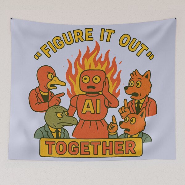 Item preview, AI Under Pressure: Figure It Out Together designed and sold by zzz888.