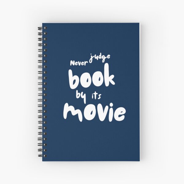 Item preview, Book Lovers Quote - Never Judge a Book by Its Movie designed and sold by Favbookshelf by Manik.