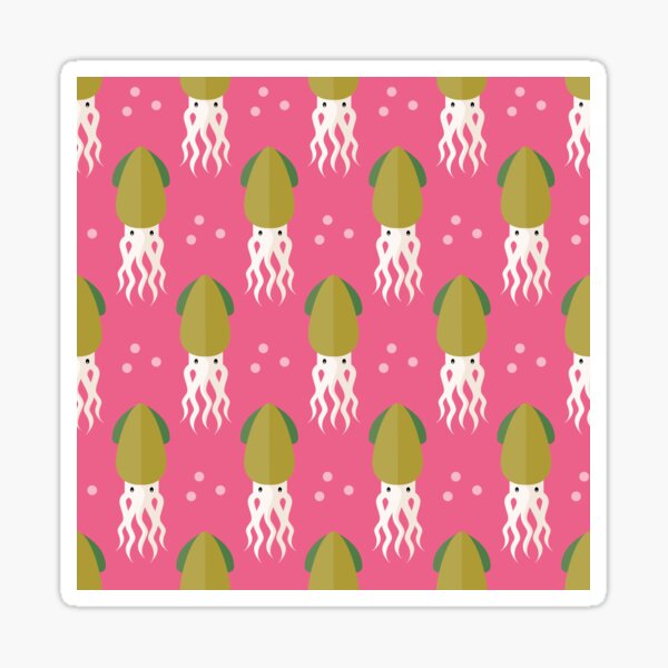 Item preview, Squids on pink designed and sold by reneesillus.
