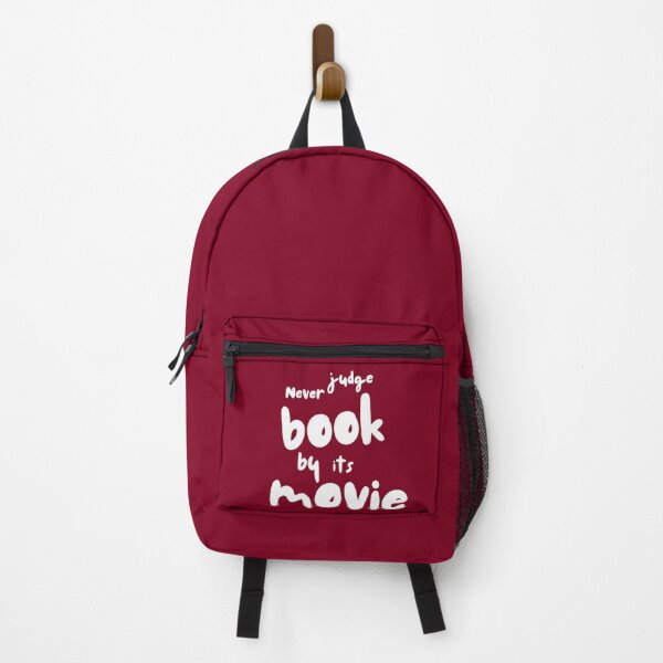Item preview, Book Lovers Quote - Never Judge a Book by Its Movie designed and sold by Favbookshelf by Manik.
