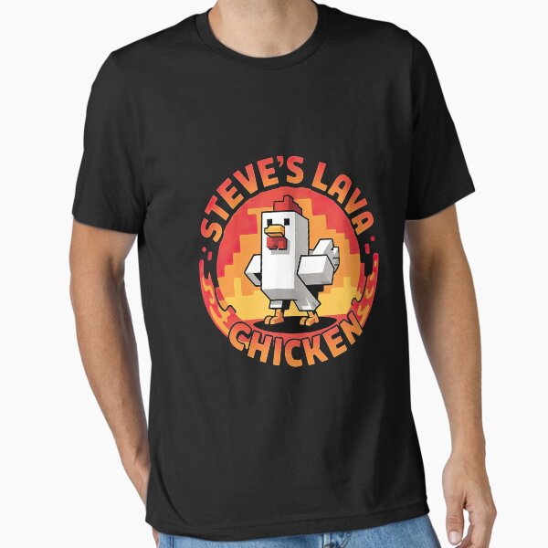 Item preview, Lava Chicken Miners Meme Steve Pixel Gaming designed and sold by zoizen344.