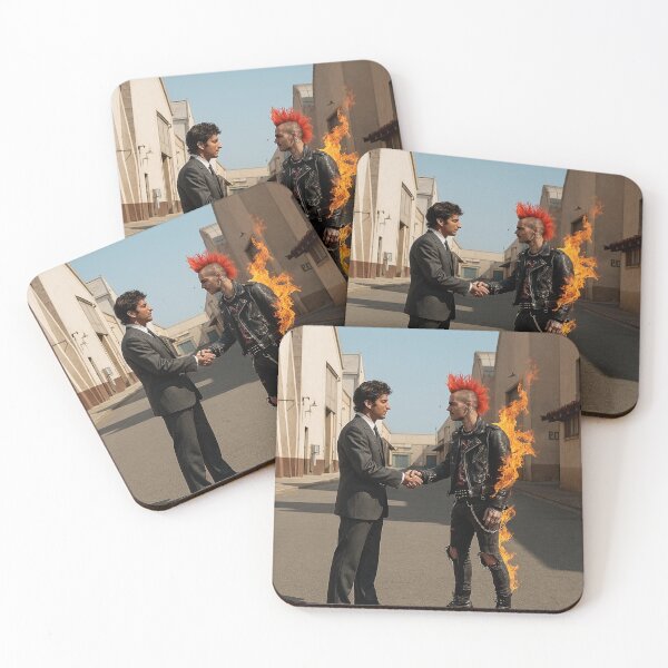 Item preview, Handshake in the Heat of Punk designed and sold by moodboardzz.