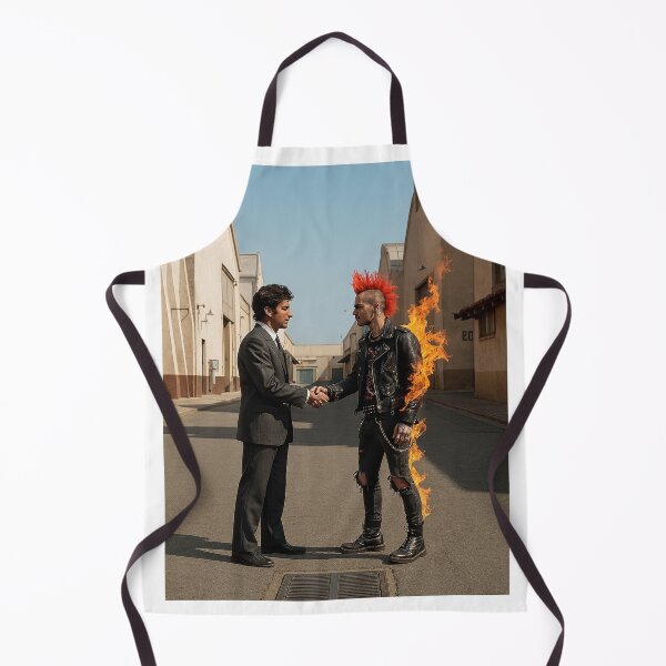 Item preview, Handshake in the Heat of Punk designed and sold by moodboardzz.