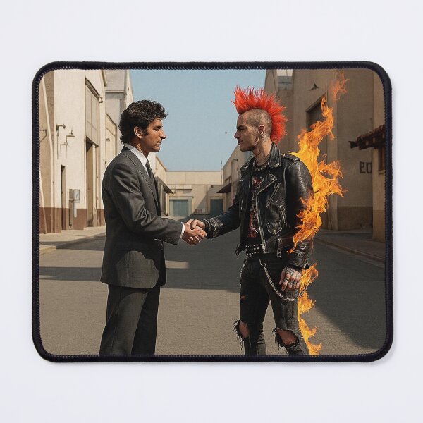 Item preview, Handshake in the Heat of Punk designed and sold by moodboardzz.