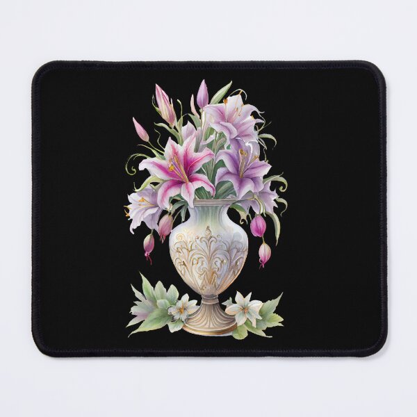 Item preview, flowers composition in a vase designed and sold by infracuortattoo.