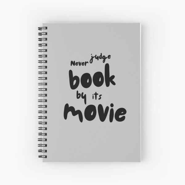 Item preview, Book Lovers Quote - Never Judge a Book by Its Movie designed and sold by Favbookshelf by Manik.