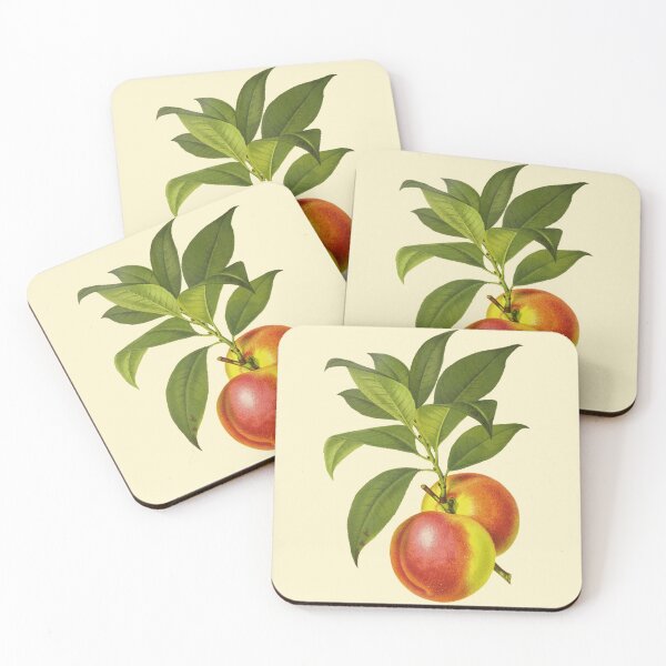 Item preview, Bright Red And Yellow Nectarines designed and sold by IrisAndIvy.