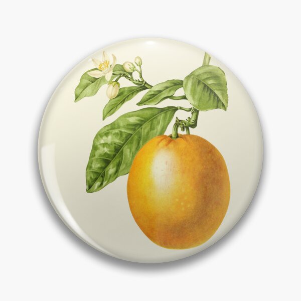 Item preview, Jaffa Orange Fruit On A Branch With Blossom  designed and sold by IrisAndIvy.