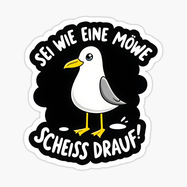 Item preview, Be like a seagull, fuck it! designed and sold by DINKY-PROJECT.