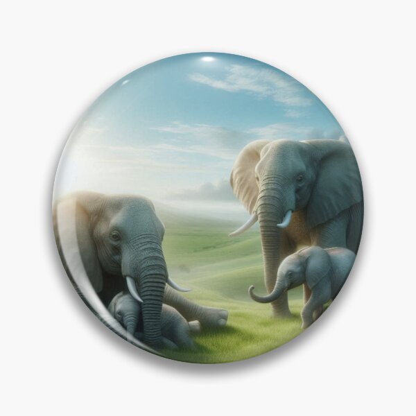 Item preview, Harmony between elephant family designed and sold by Sigtrix.