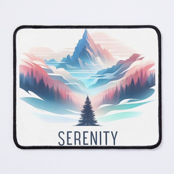 Item preview, serenity, peace, mountains designed and sold by TrueArtVibes.