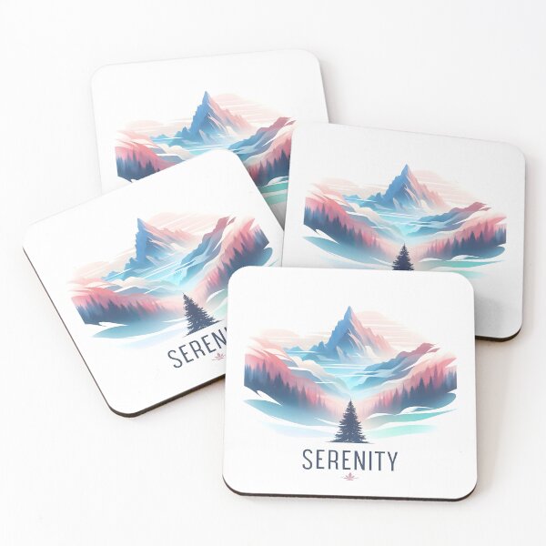 Item preview, serenity, peace, mountains designed and sold by TrueArtVibes.