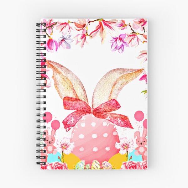 Item preview, King's Easter Hunt | Rabbit | Bunny | Pink | Easter Hunt | Easter Eggs | Flowers | Easter Design | White | Polka Dots | Holiday  designed and sold by Kingcls.
