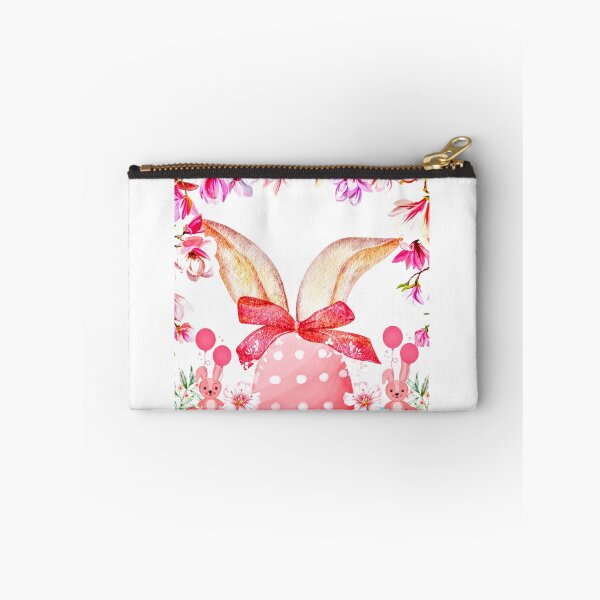Item preview, King's Easter Hunt | Rabbit | Bunny | Pink | Easter Hunt | Easter Eggs | Flowers | Easter Design | White | Polka Dots | Holiday  designed and sold by Kingcls.
