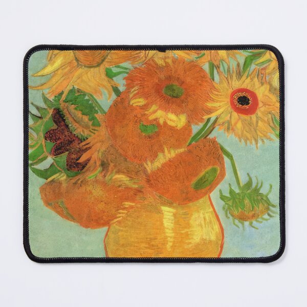 Item preview, Still Life Vase with Twelve Sunflowers - c.1889; Arles, Bouches-du-Rhône, France designed and sold by MashaQo.