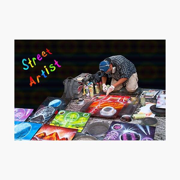 Item preview, Street Spray Paint Artist designed and sold by MaluC.