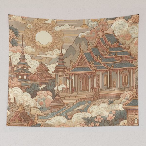 Item preview, Thai art pattern  designed and sold by Boru-Atisuto.