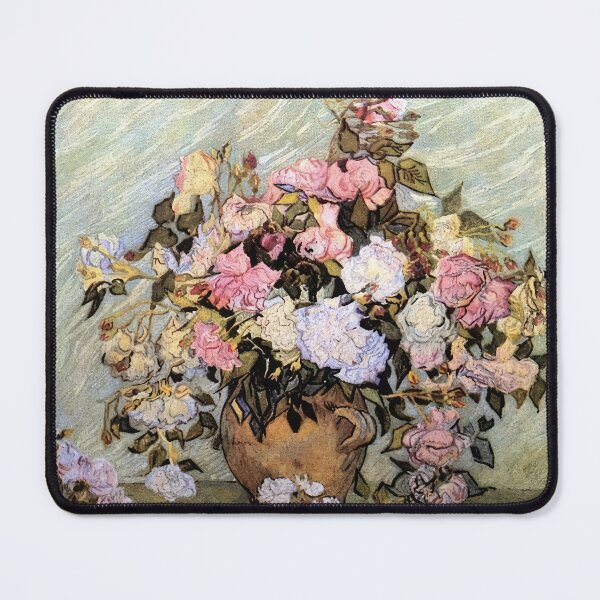 Item preview, Still Life Vase with Roses - 1890; Saint-rémy-de-provence, France designed and sold by MashaQo.