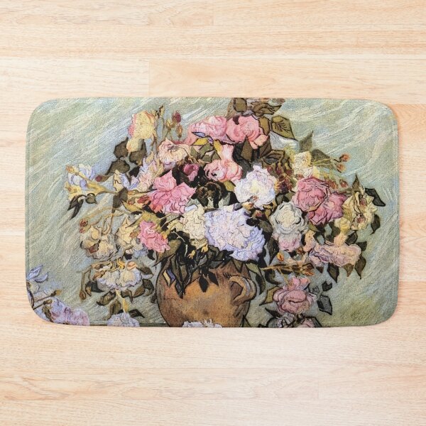 Item preview, Still Life Vase with Roses - 1890; Saint-rémy-de-provence, France designed and sold by MashaQo.