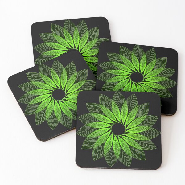 Item preview, Digital Bloom - Green Flower designed and sold by GRINspiration.