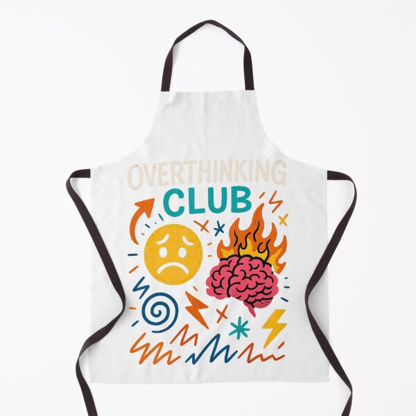Item preview, Overthinking Club – Graffiti Style Mental Health Design for Anxiety & Awareness designed and sold by VIBE CRAFT STUDIO.