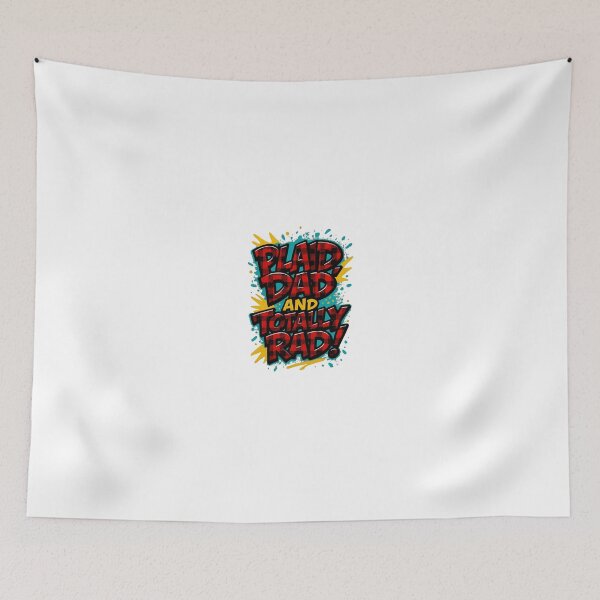 Item preview, Plaid, Dad and Totally Rad! | 90s Graffiti Plaid Design designed and sold by Boombox Theory.