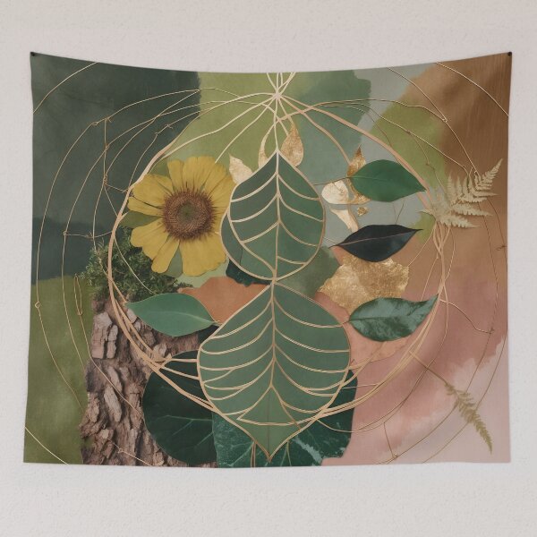 Item preview, Floraia – Goddess of Nature | Botanical Abstract Art by LaLi Designs designed and sold by LaLi-Designs.