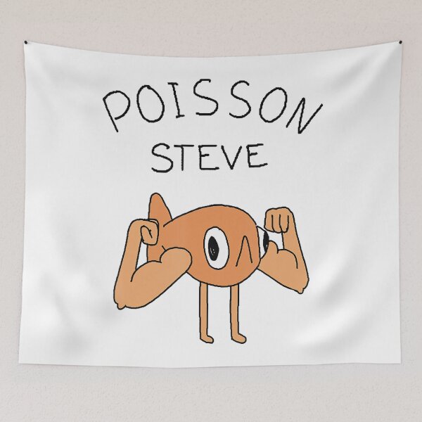 Item preview, Funny Fish Le Poisson Steve Meme Retro designed and sold by Galactic-Sketch.