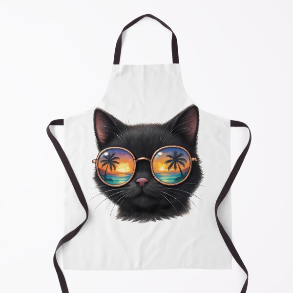 Item preview, Kawaii Cat Wear Sunglasses Funny Summer Vacation designed and sold by thebest-2studio.