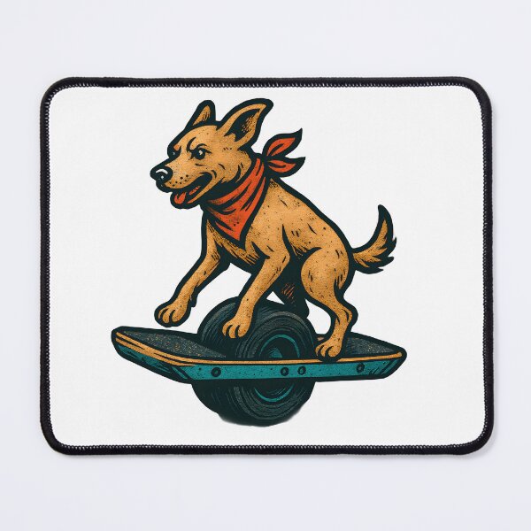 Item preview, Skater Dog on Onewheel – Bold Sticker Style designed and sold by Boombox Theory.