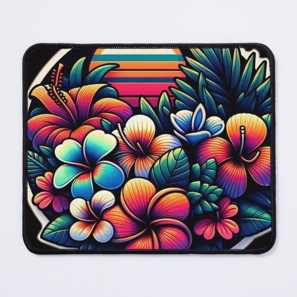 Item preview, Colourful tropical flowers  designed and sold by Andyt.