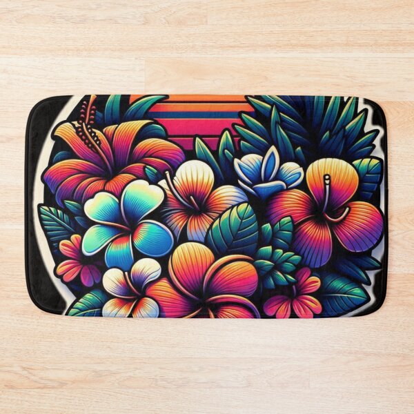 Item preview, Colourful tropical flowers  designed and sold by Andyt.