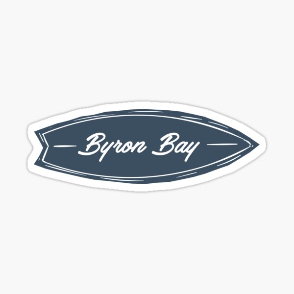 Item preview, Byron Bay AU Surfboard Typography designed and sold by Mr. Slavchev.
