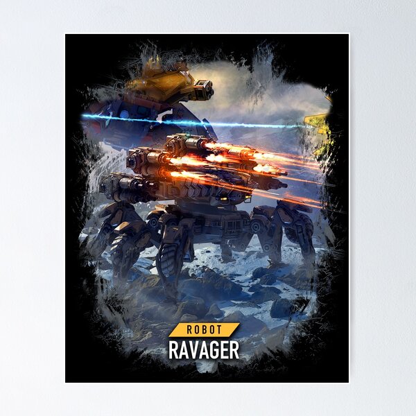 Item preview, Robot Ravager at War Zone designed and sold by HexOne.