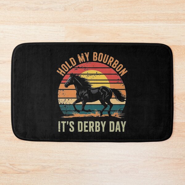 Item preview, Hold My Bourbon Funny Horse Racing Retro Design for Derby Day Fans designed and sold by love3617.