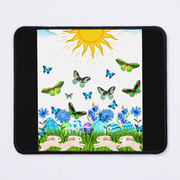 Item preview, King's Easter Hunt | Easter Hunt | Easter Eggs | Eggs | Easter | Rabbit | Bunny | Blue | White | Butterfly | Butterflies | Yellow | Sun | Flowers  designed and sold by Kingcls.